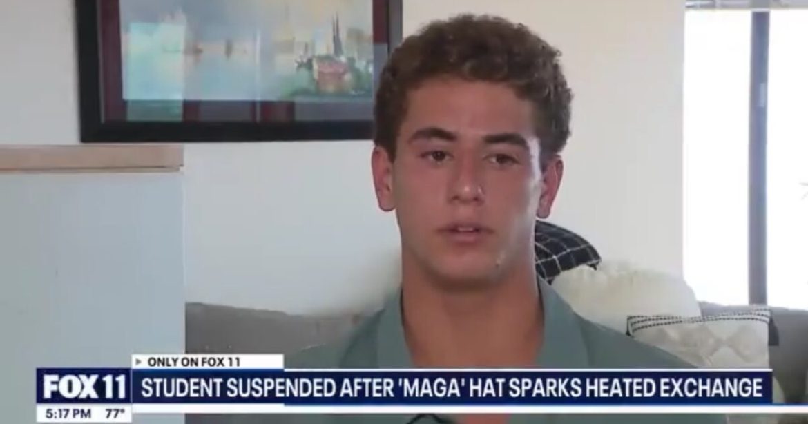 Teacher LIES About High School Student Who Was Suspended After Being Assaulted For Wearing MAGA Hat in Honor of Charlie Kirk
